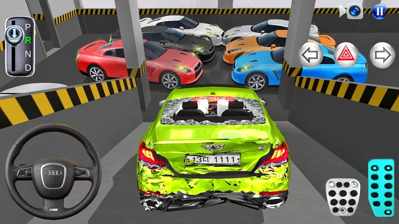 New Crashed Car Stuck in Parking Garage - 3D Driving Class 2026 Car Game! Android Gameplay