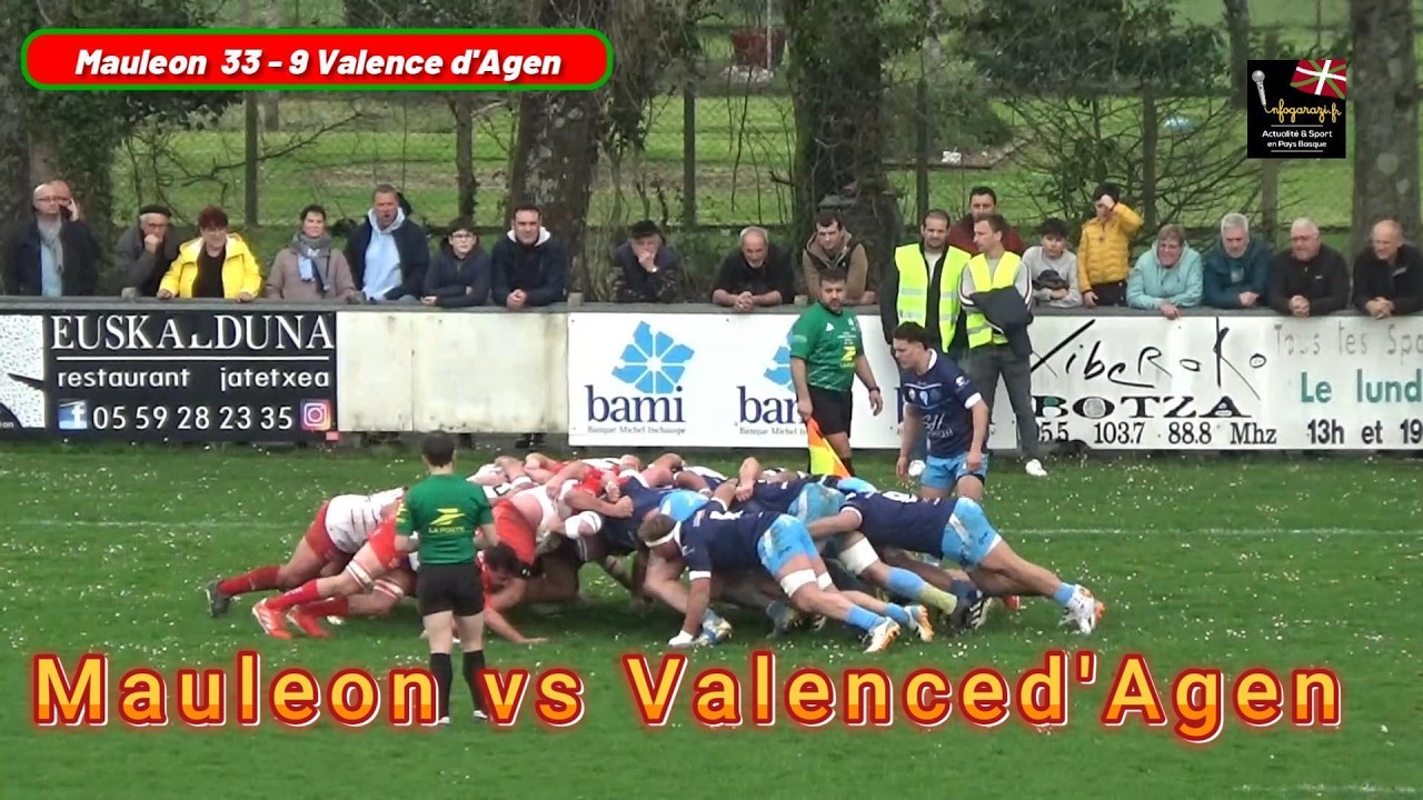 Mauleon contre Valence d'Agen Nationale 2)