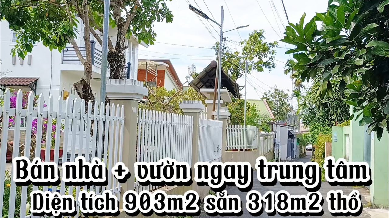 Bán nhà vườn 903m2 sẵn 318m2 thổ cư|| Ngay trung tâm phường 2, TP. Bảo Lộc|| Giá rẻ