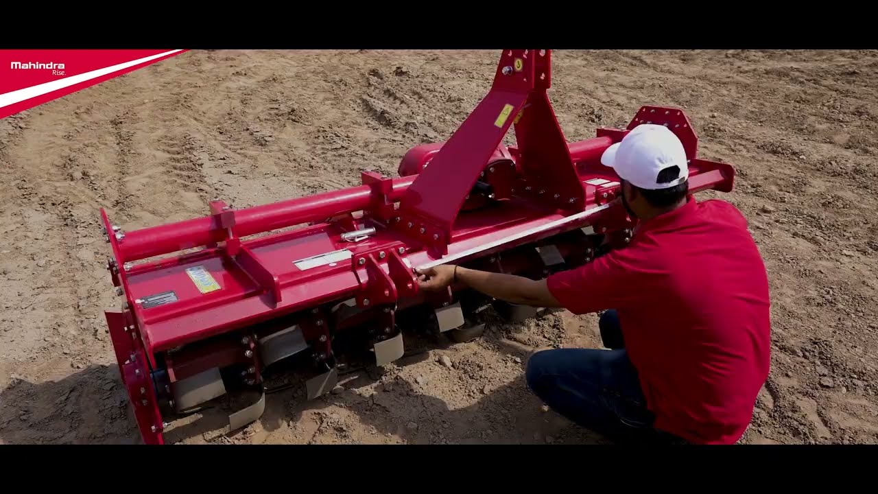 How to Hitch Rotavator with Tractor