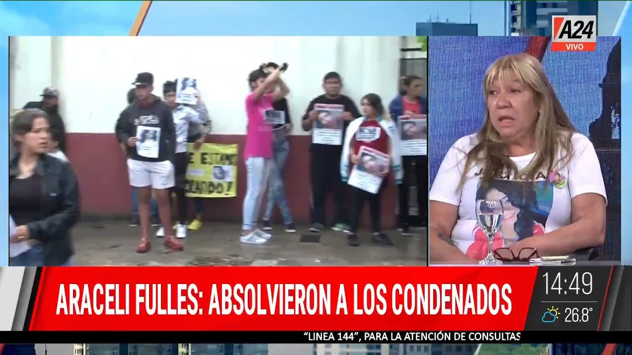 🔴 Araceli Fulles: absolvieron a los condenados