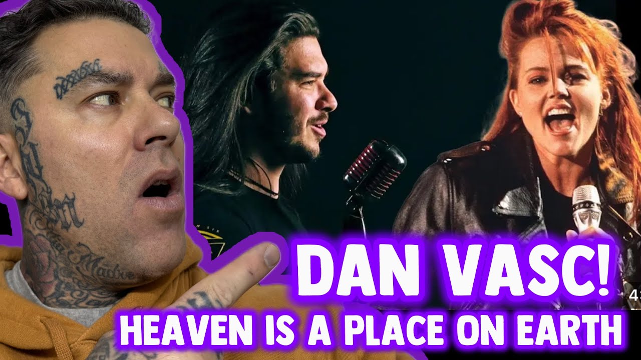 Rapper FIRST TIME REACTION to Dan Vasc - Heaven Is A Place On Earth METAL COVER