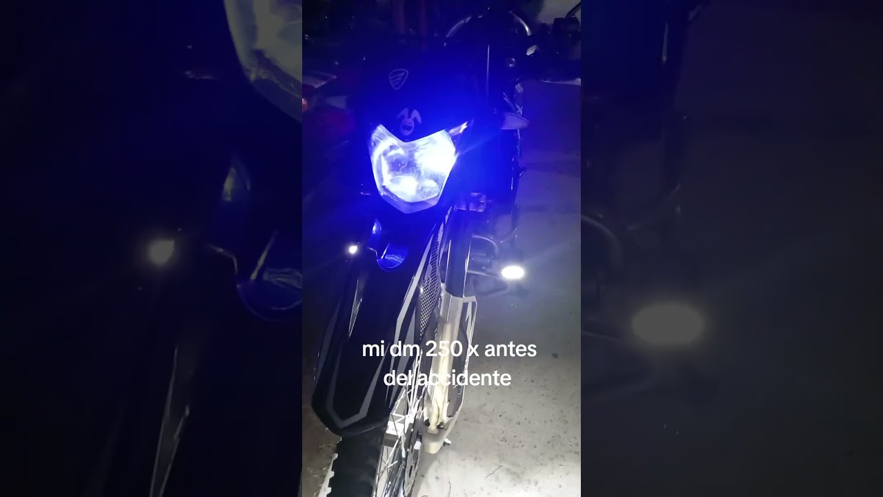 la dm 250 antes del accidente 