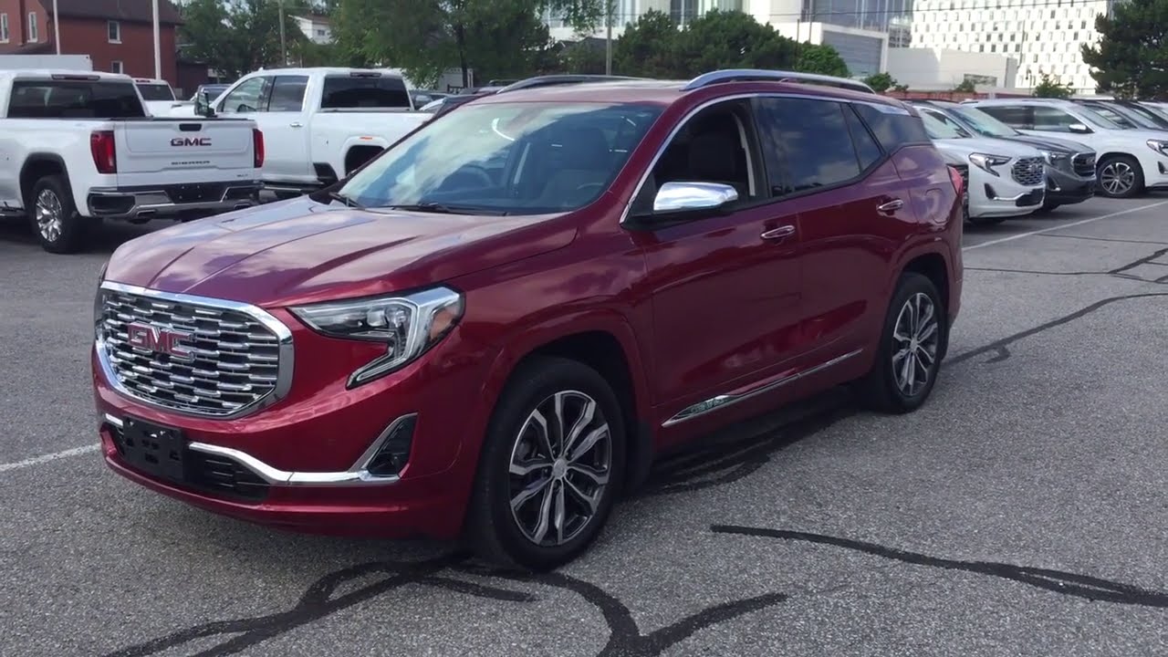 Pre Owned 2018 GMC Terrain AWD Denali Sunroof Heated Seats Auto Park Power Hatch Oshawa ON #L1210
