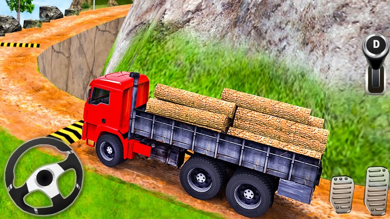 Offroad Transport Truck Driving - Heavy Mountain Cargo Truck Driver - Android GamePlay