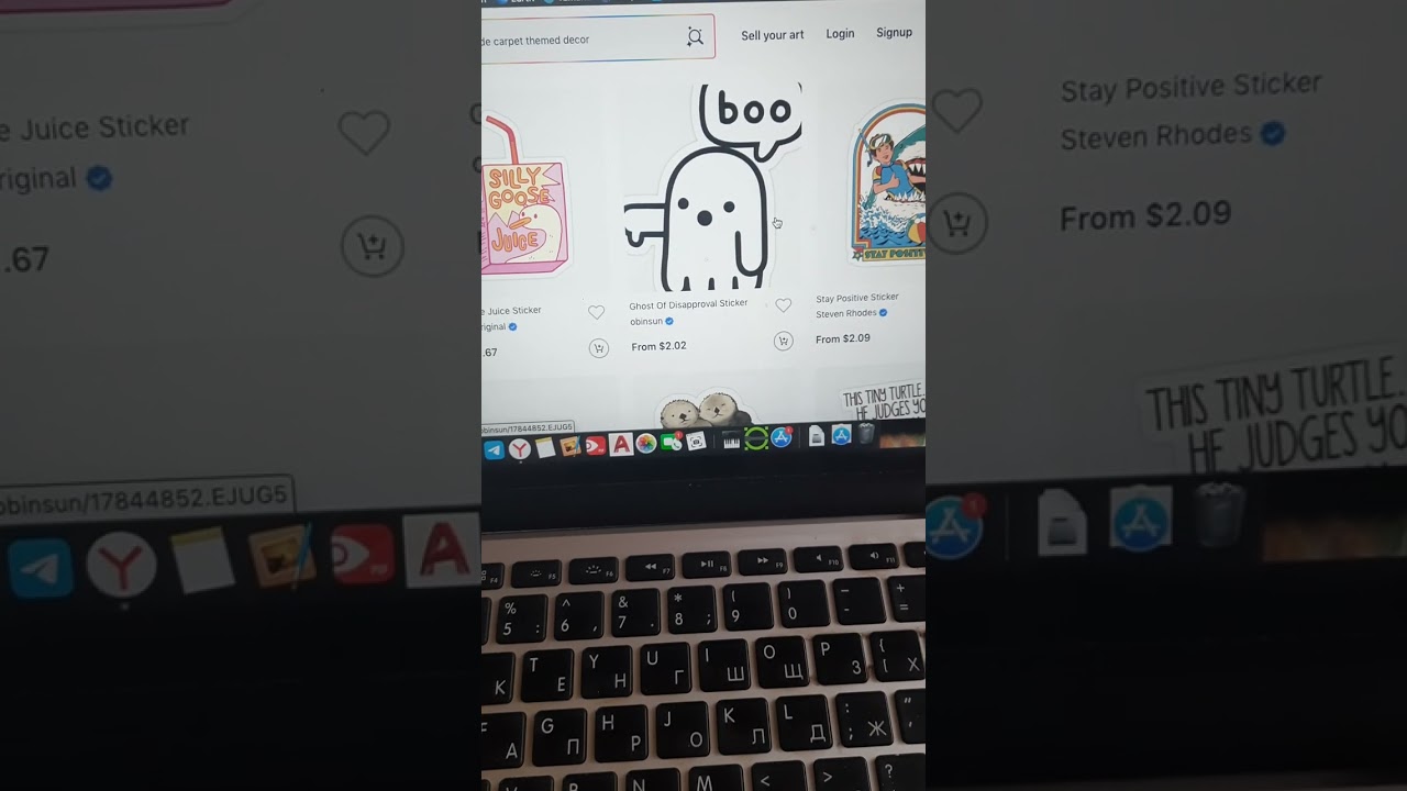 Finding right sticker ideas to make sales on Redbubble!