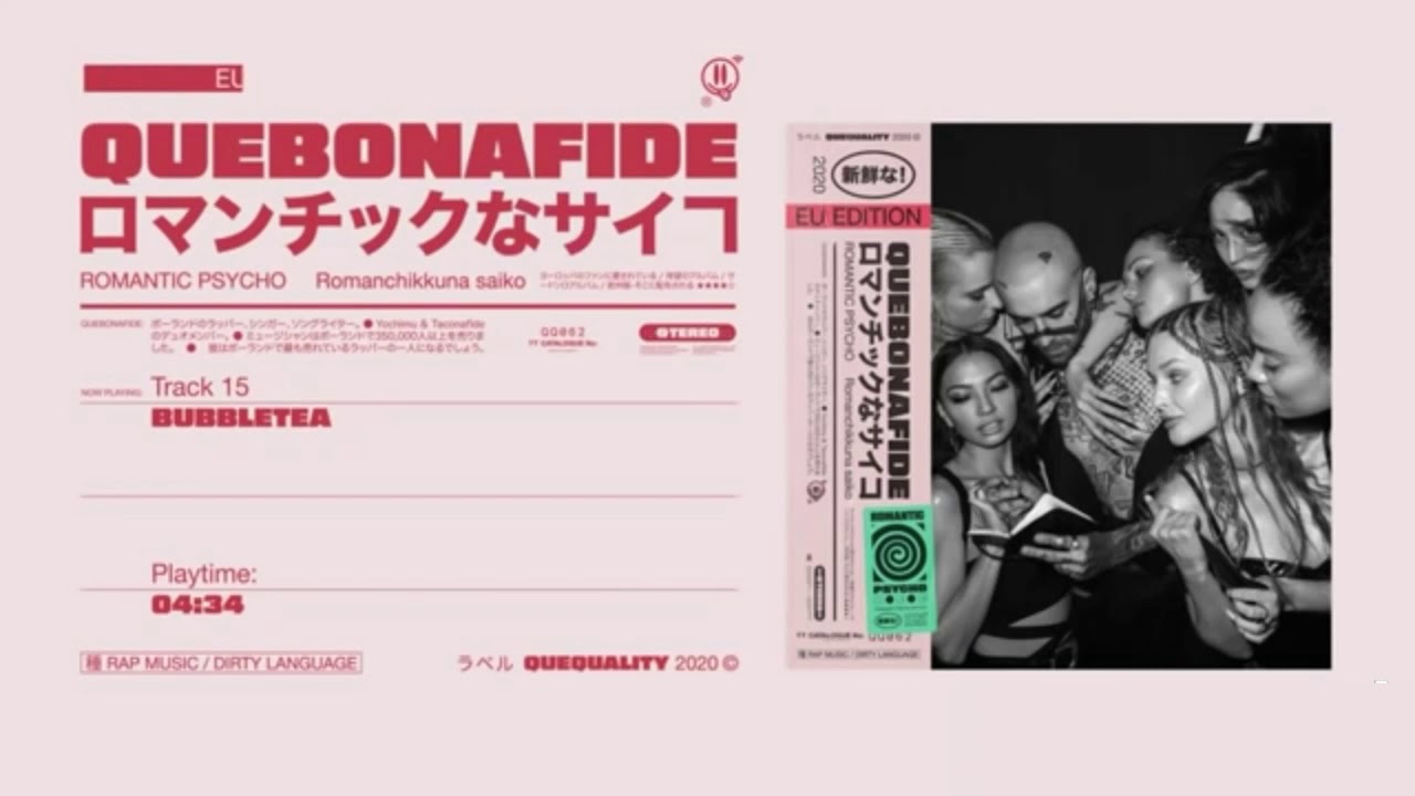 Quebonfide - BUBBLETEA bez przekleństw