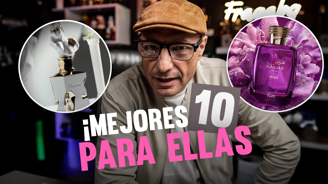 Top 10 perfumes &Aacute;RABES para MUJER