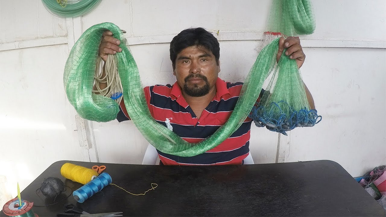 Red de #PESCA Como Montar  el Paño , tiros y la Cuerda de Recupere de #ATARRAYA de Tipo Bolsa