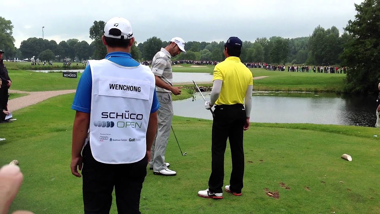 Schüco Open 2012 - 3rd Hole -Álvaro Quirós / Liang Wenchong vs. Peter Hanson / Geoff Ogilvy