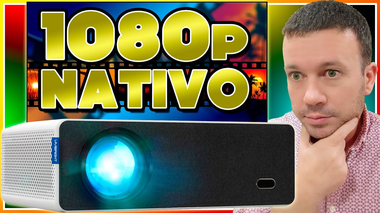 VIVIBRIGHT D5000 PRO 🥇el MEJOR proyector ECONOMICO para CINE en CASA en 2022✅