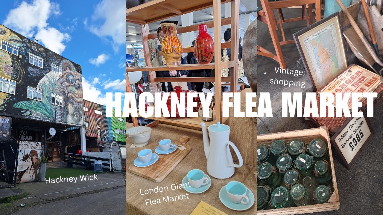 THINGS TO DO IN LONDON | Exploring Hackney Wick, London: Giant Flea Market, Street Art, Bars & more