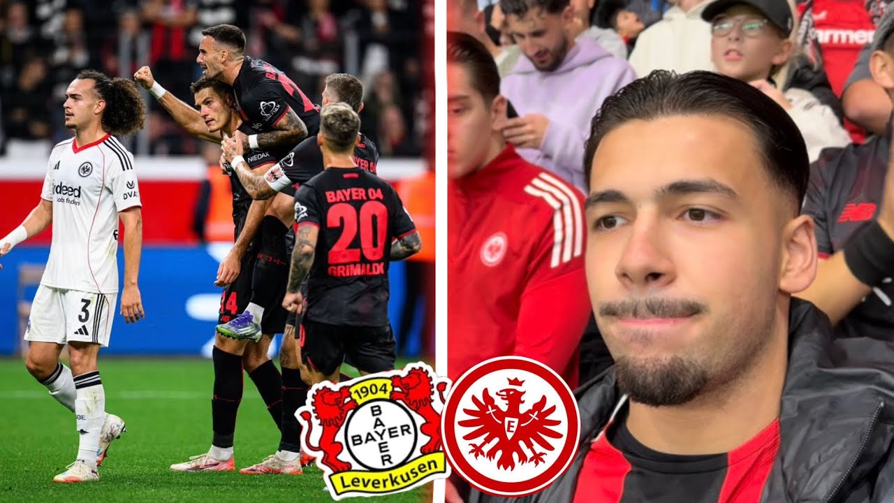 Frankfurt verliert wieder in Leverkusen😑 Bayer Leverkusen - Eintracht Frankfurt / Stadion Vlog