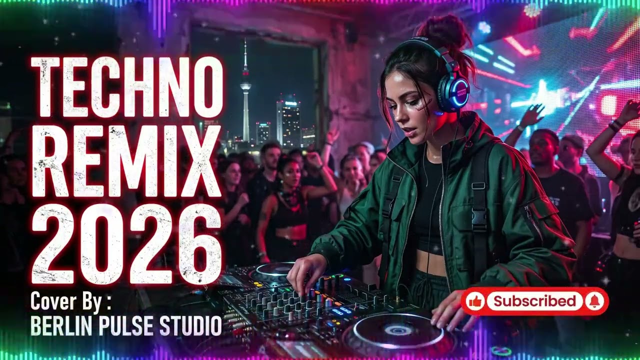 Cyberpunk Berlin Night Drive 🌃 Dark German Techno & EDM Festival Mix 2026