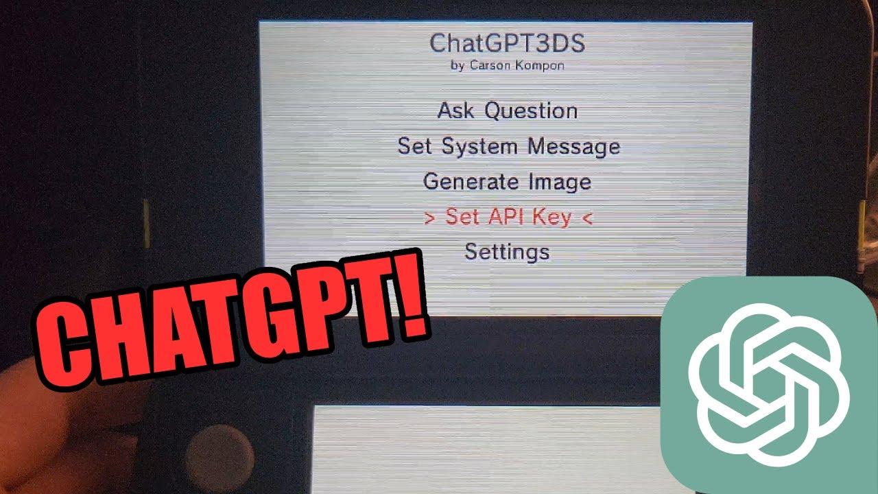 Как использовать ChatGPT на модифицированной 3DS