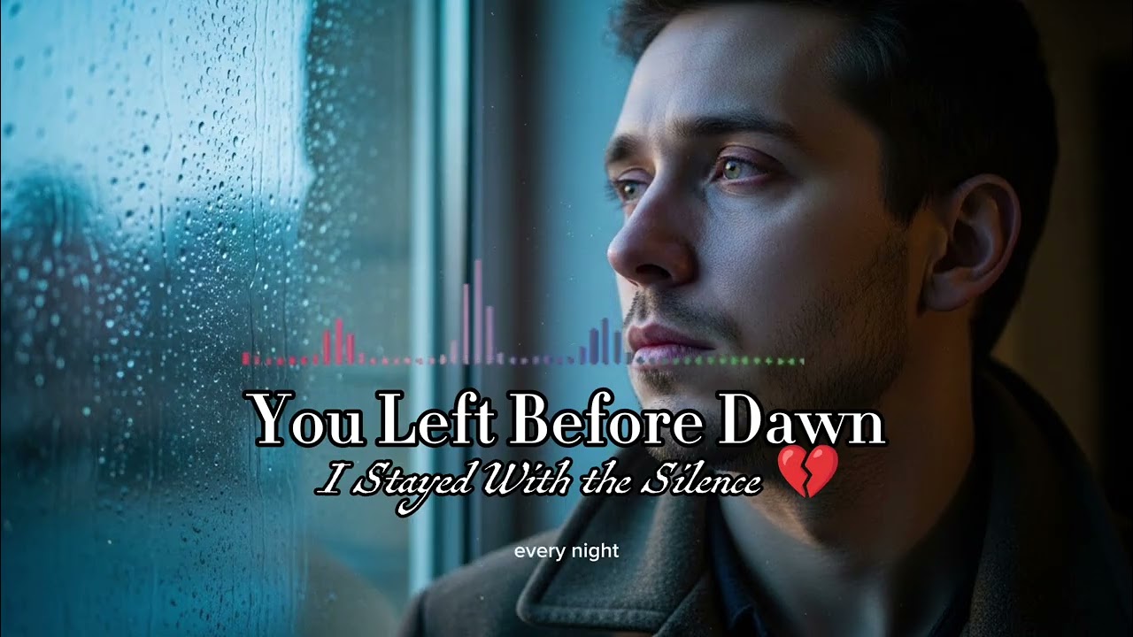 You Left Before Dawn… I Stayed With the Silence 💔
