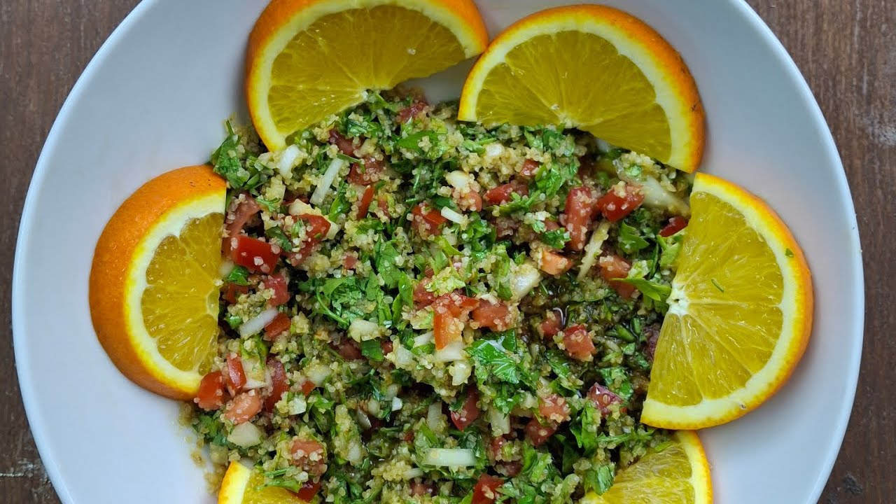 سلطة تبولة مع الذ طعم سلطة صحية وسهلة مع شيف عمر 