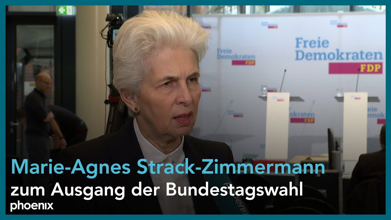 Interview mit Marie-Agnes Strack-Zimmermann (FDP) zum Ausgang der Bundestagswahl | 24.02.25