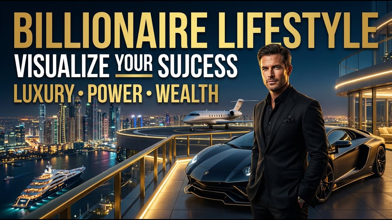 Billionaire Mindset Visualization | Luxury Life Motivation