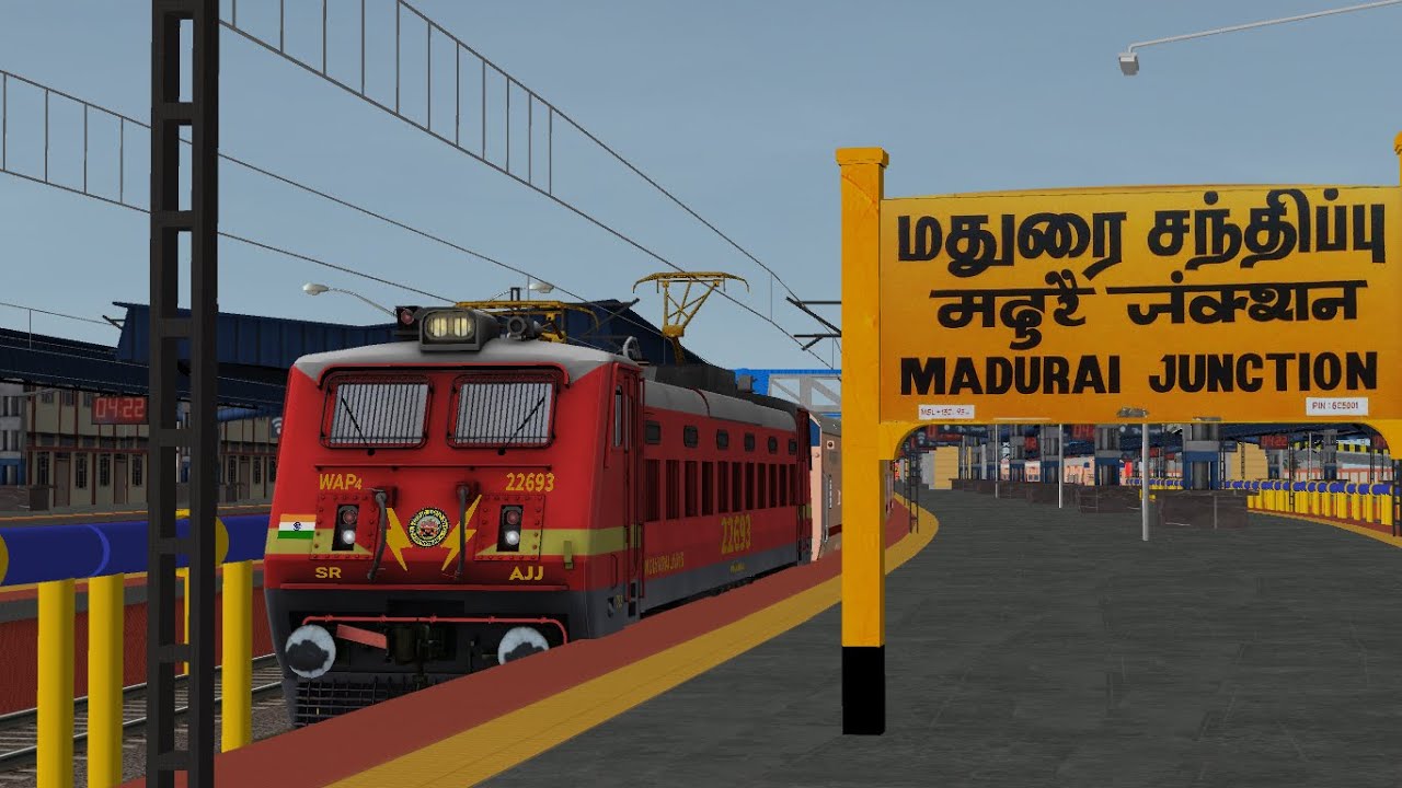 16722 madurai -- coimbatore intercity express (unreserved)  ACT IN NEW TGDR ROUTE ||#LIVE#MSTS