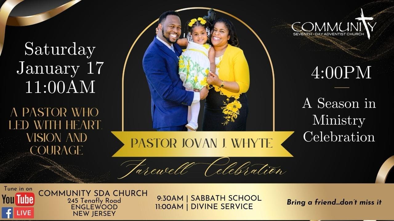 Sabbath January 17th, 2026 | Farewell Celebration | Keep On Pressing on | Pastor Jovan Whyte