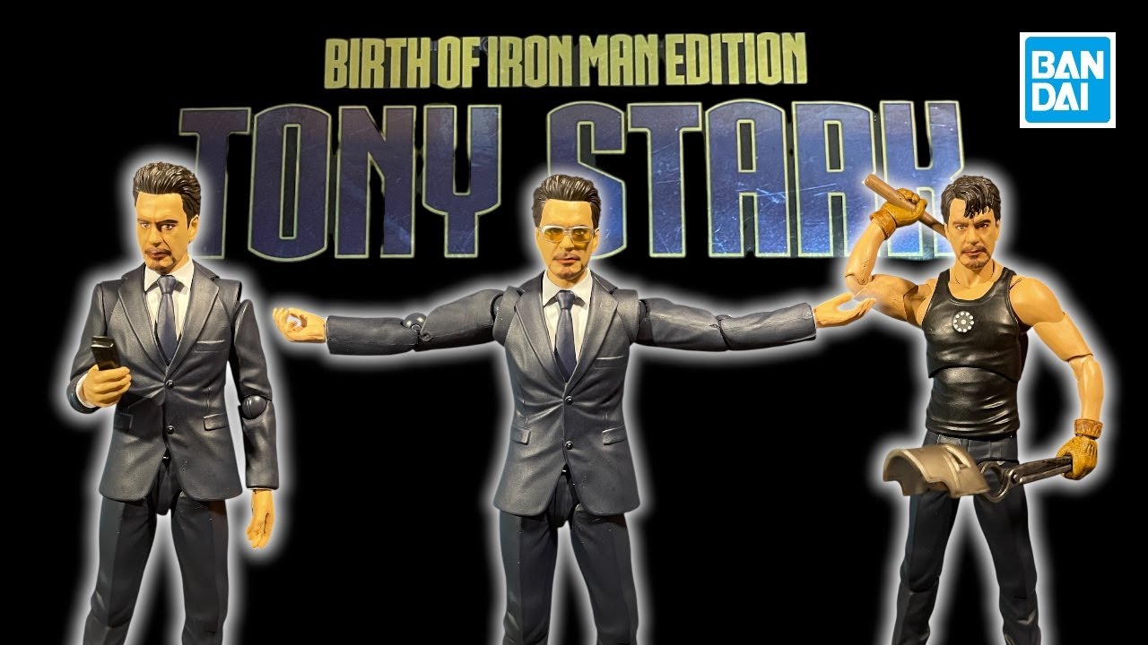 S.H Figuarts Iron Man Tony Stark Bandai Tamashii Nations Unboxing and Review