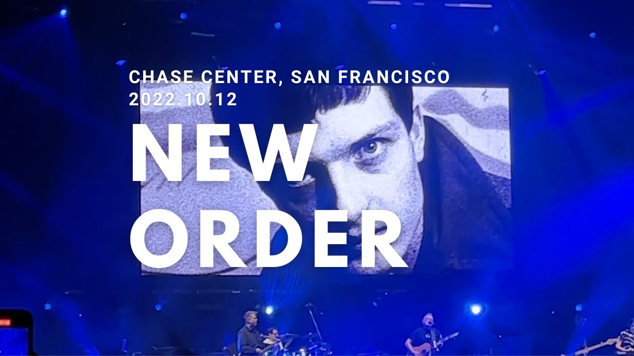 [Live] New Order @Chase Center, San Francisco, 2022.10.12