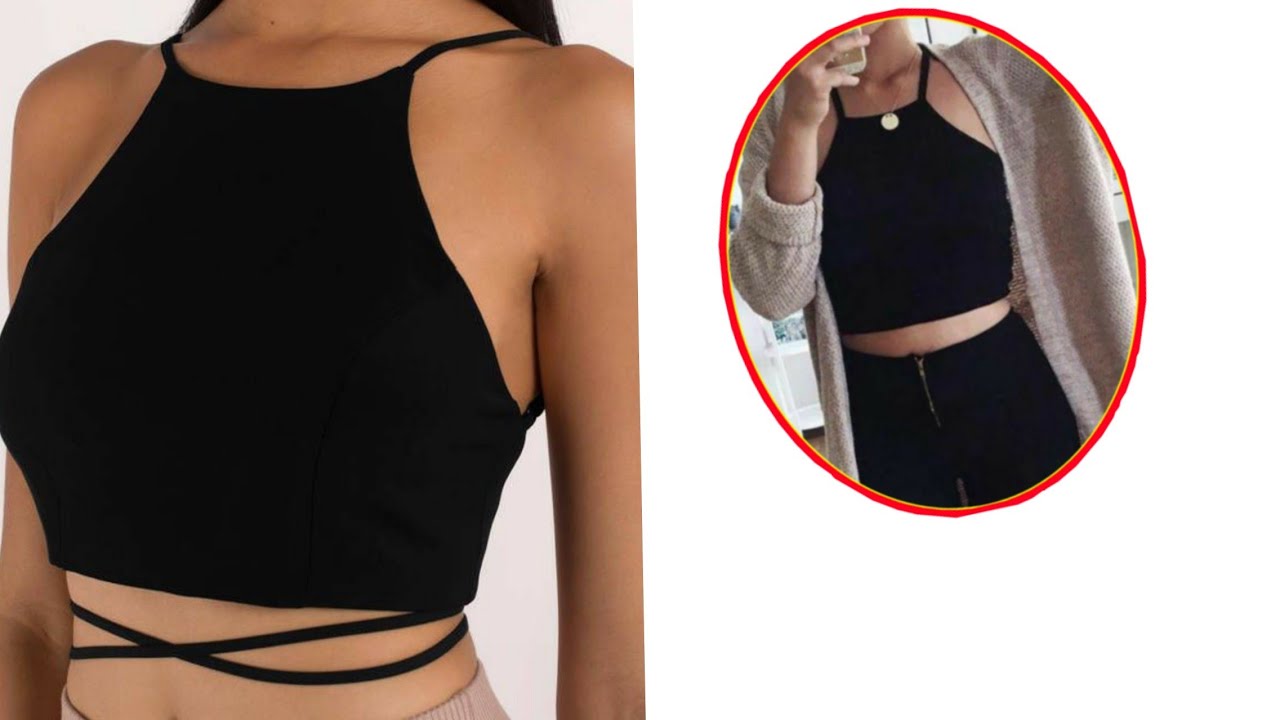 transformando calça legging em um cropped|| fácil de fazer😍