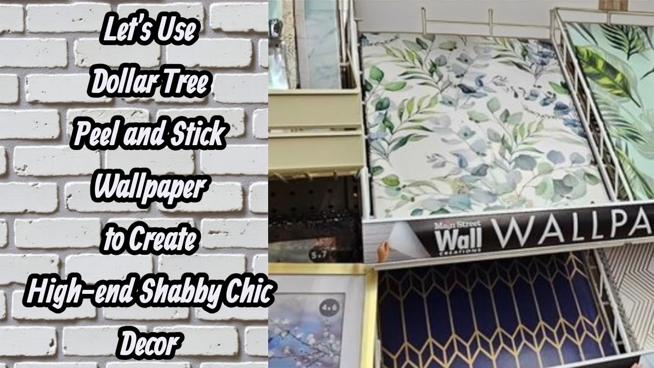 Peel and Stick Wallpaper Diys #highenddiys 