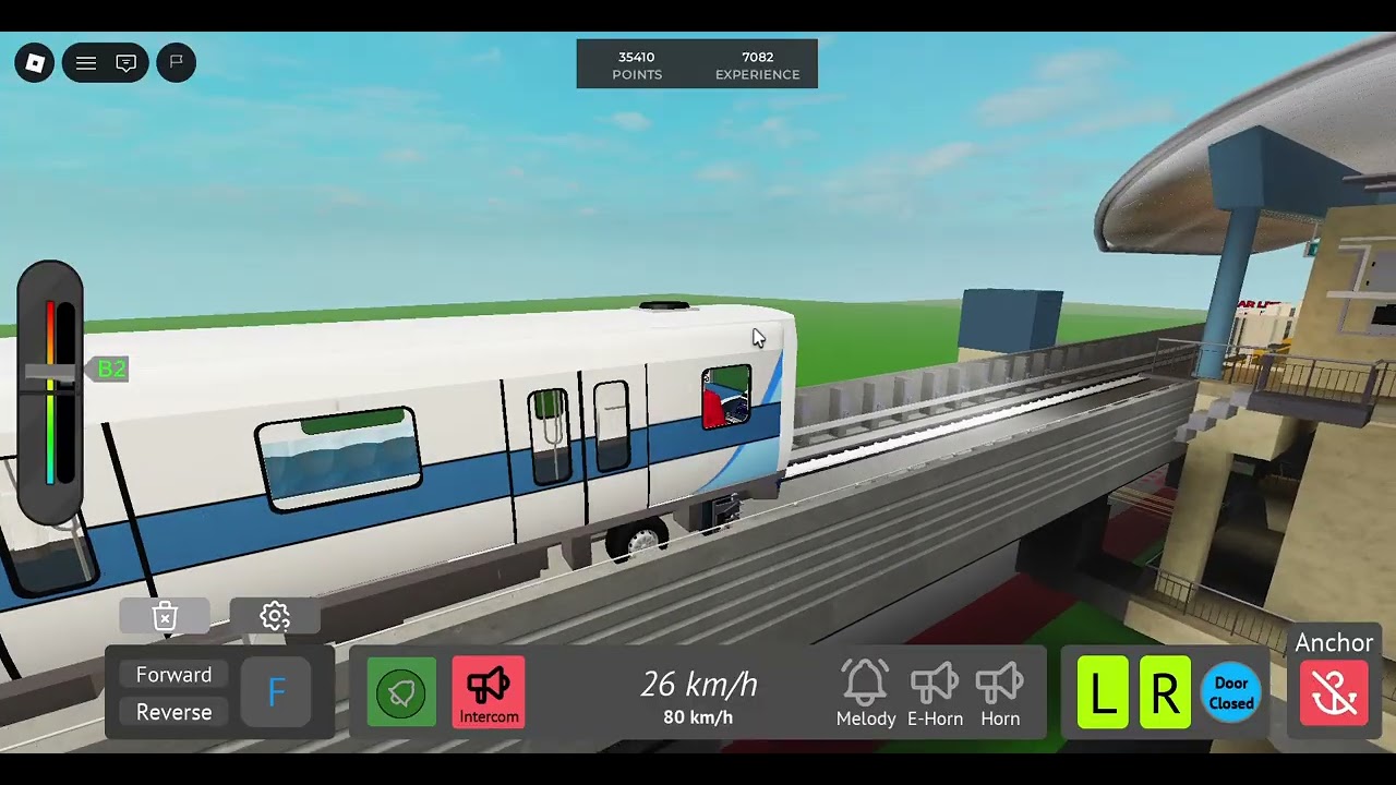 Roblox SPCC Trains: Sengkang-Punggol LRT Ukeyhansa Train 7500 From SW6 Layar to SW1 Cheng Lim