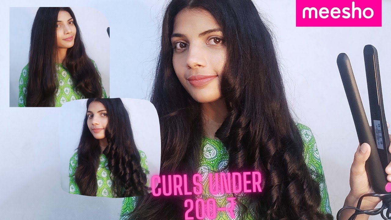 Meesho hair straightener under- 200 Rs. #meeshohaul #meeshoshopping #meesho