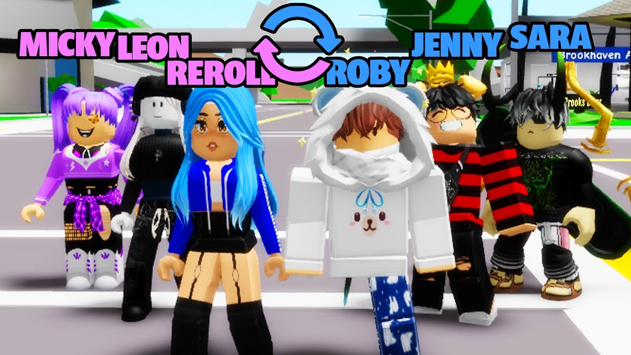 LE RAGAZZE SI SCAMBIANO CON I RAGAZZI SU BROOKHAVEN ROBLOX!
