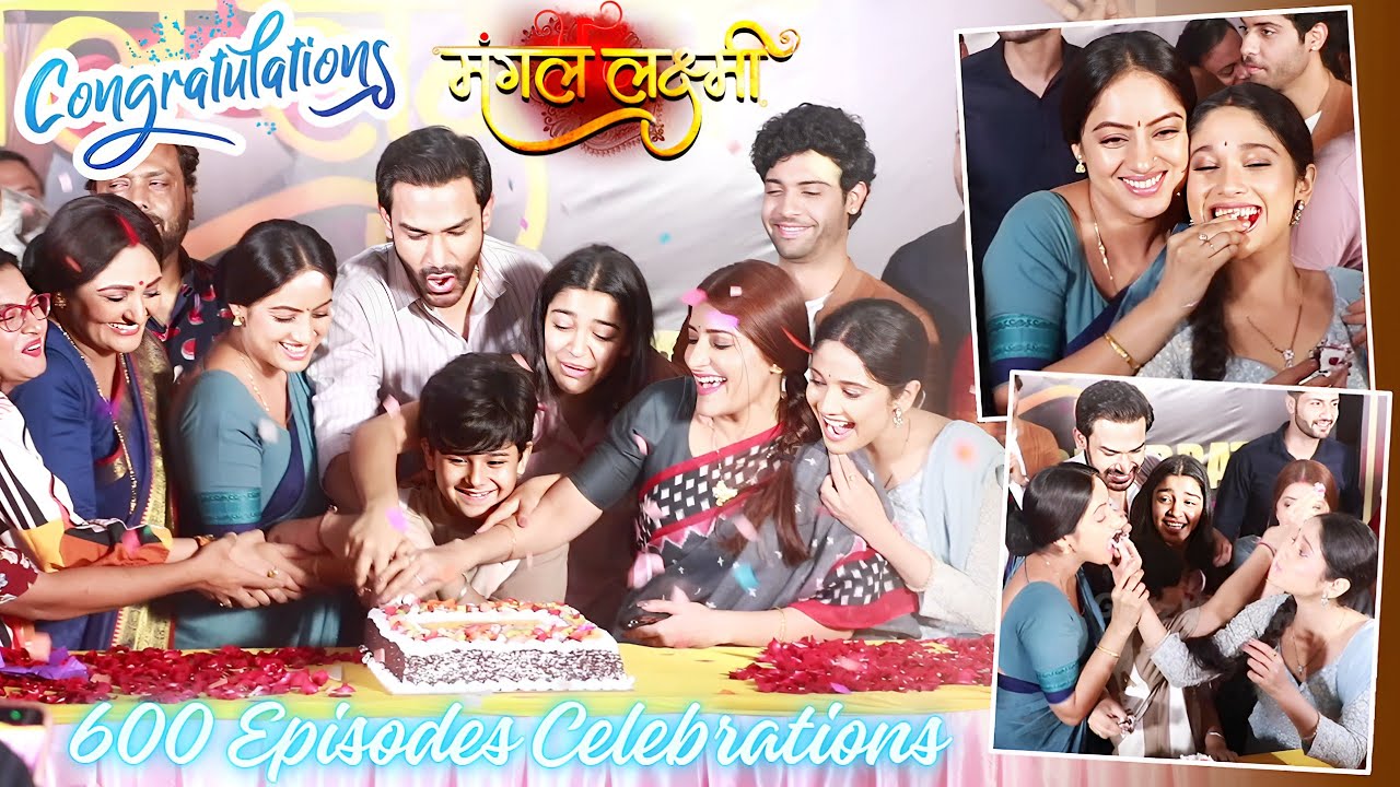Mangal Lakshmi HITS 600 Episodes! Deepika Singh, Sanika Amit & Team Reunite For A Sweet Celebration🎉