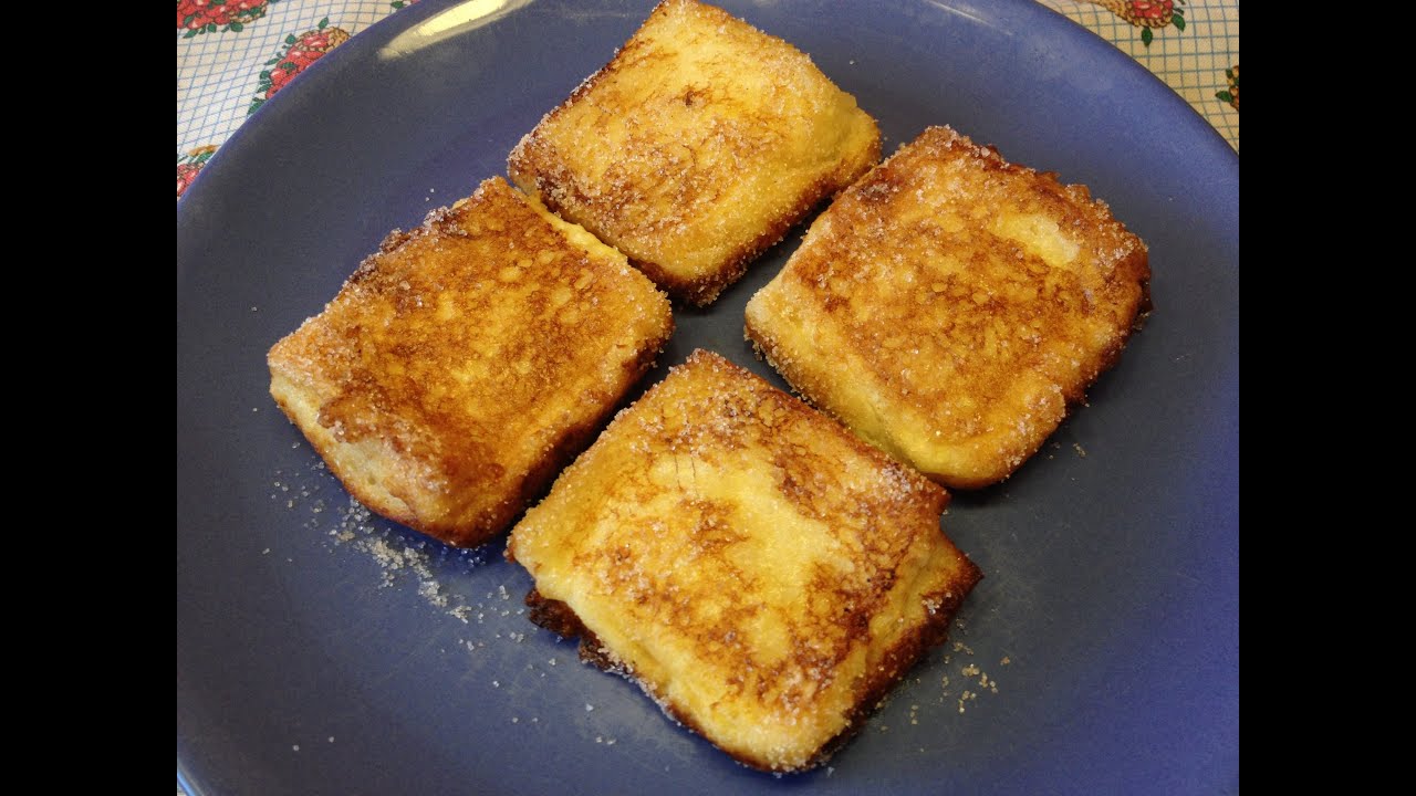 Torrijas de chocolate blanco