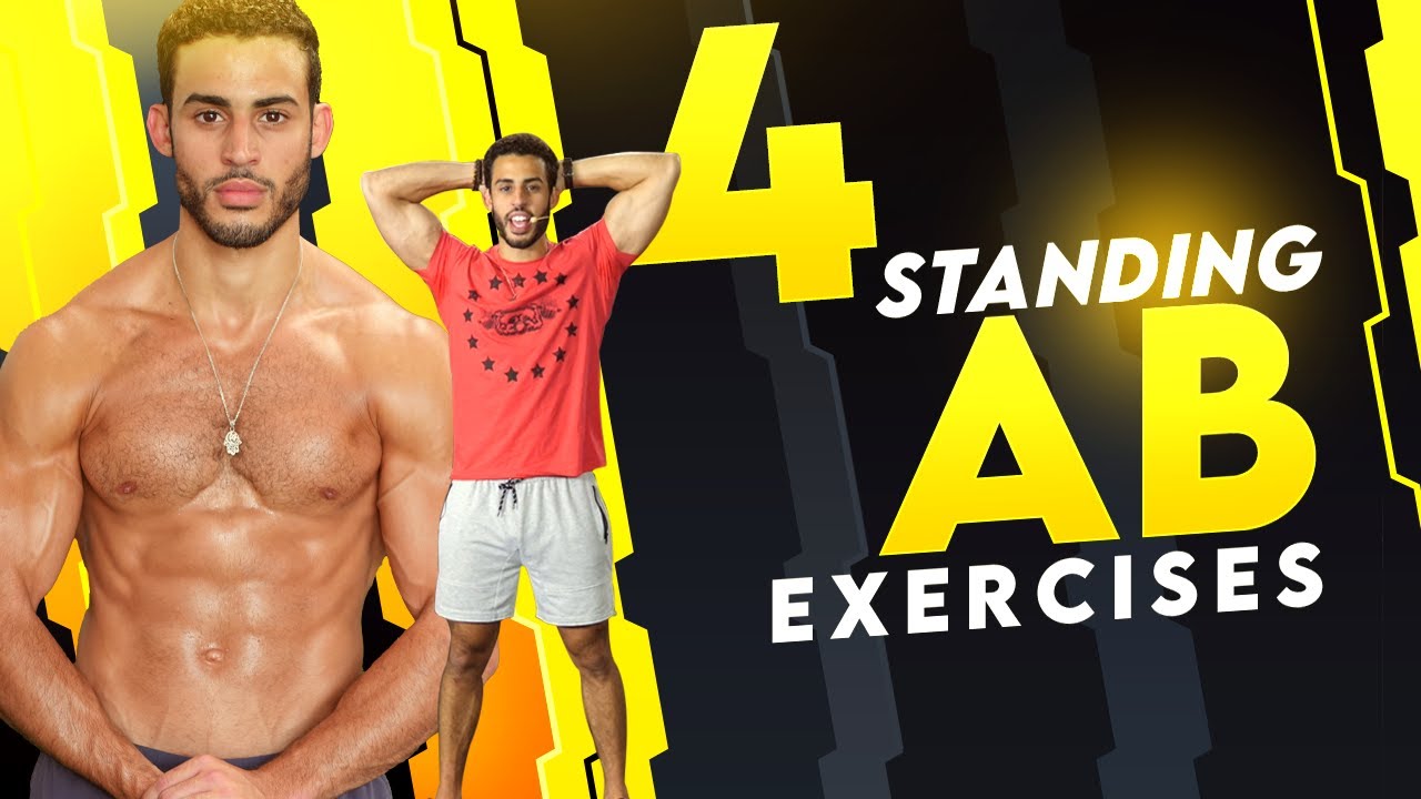 Standing Ab Workout using NO Equipment 🤩 Stronger Abs in 4 Moves!
