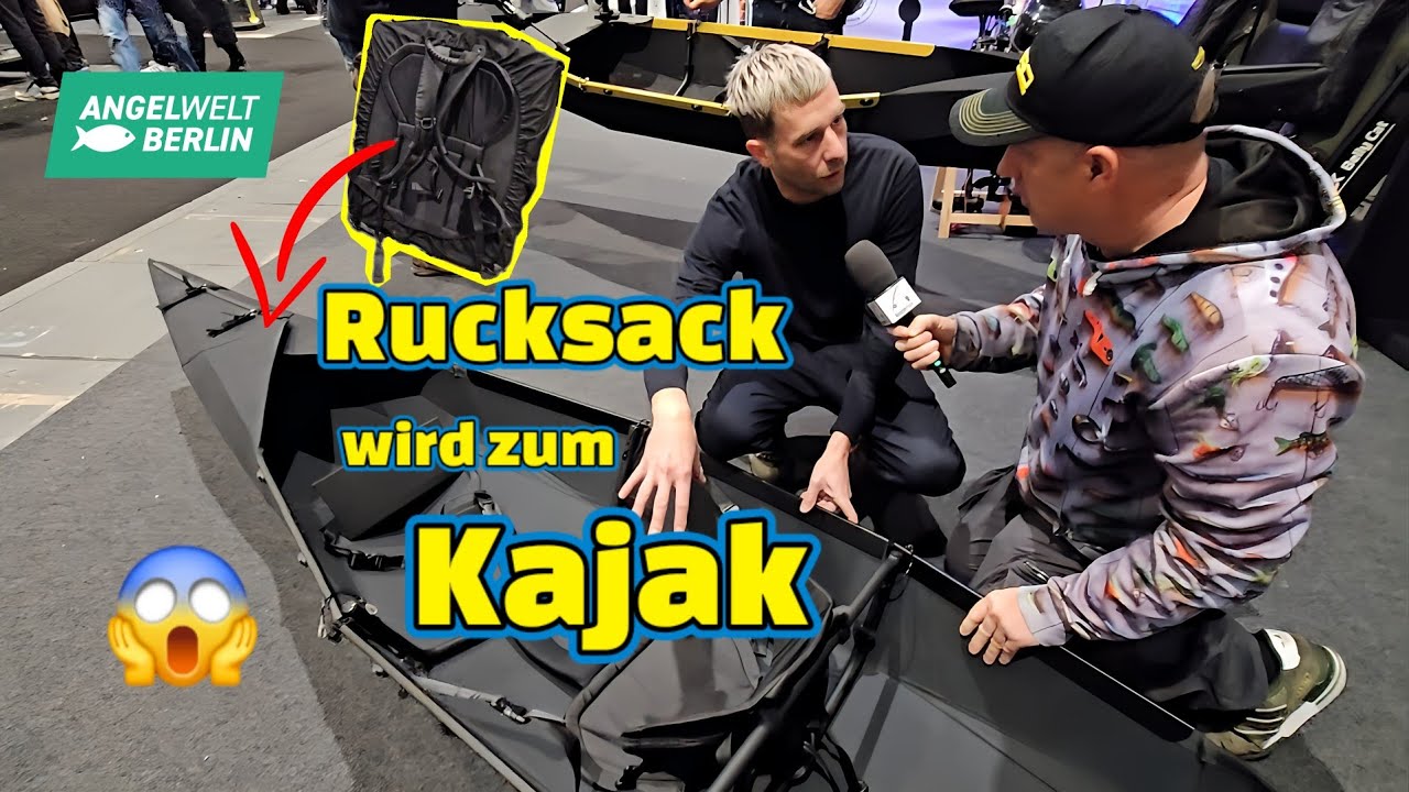 Ein Kajak zum falten! Deutscher erfindet Falt-Kajak! 😱