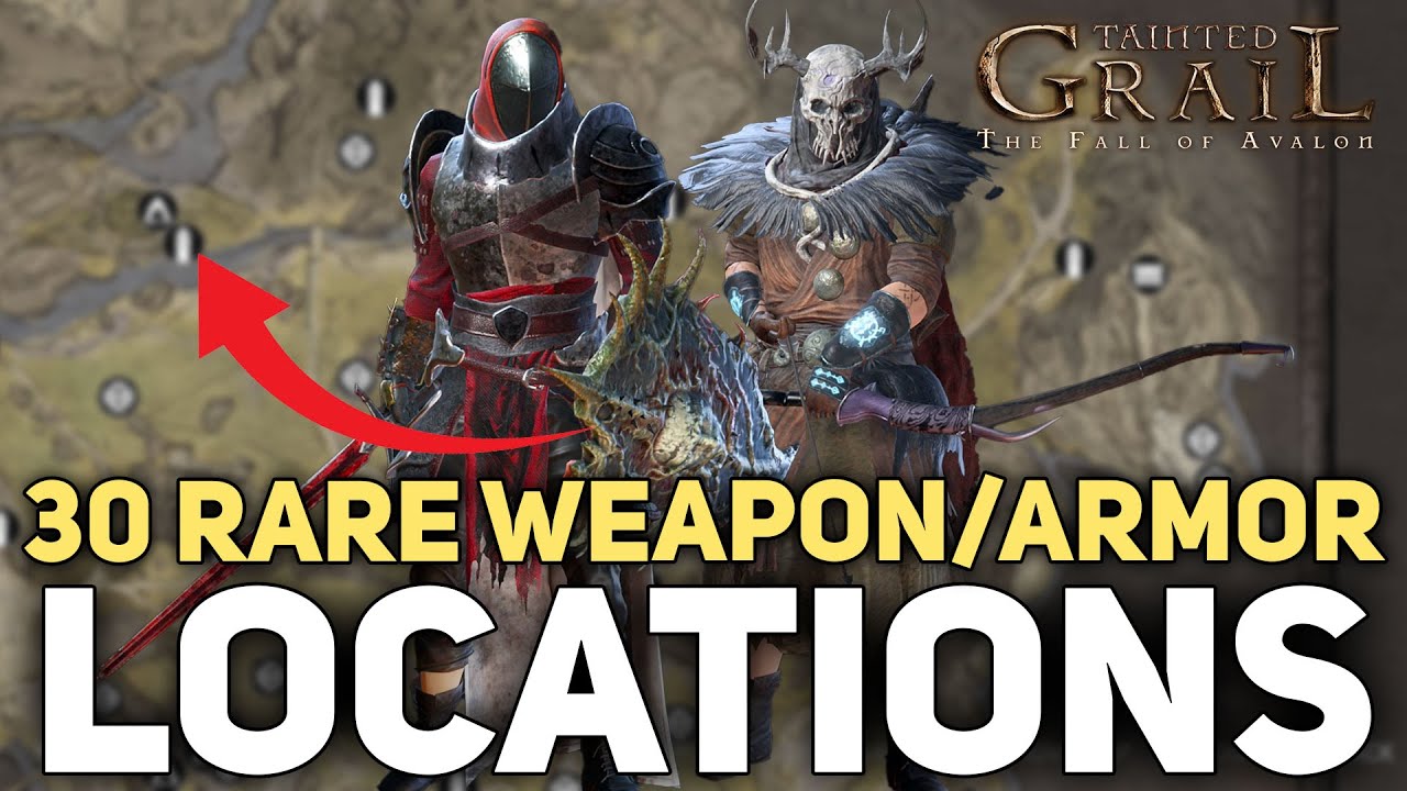 Tainted Grail - 30 Rare Items Locations (Best Weapons, Armor, Amulets)