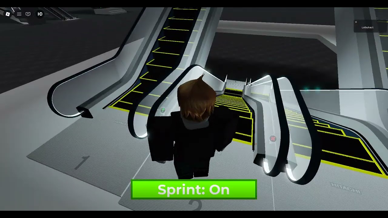 Hitachi Escalator in the Roblox