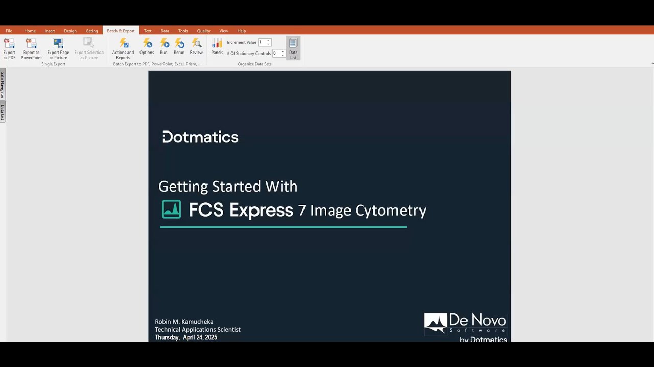 Getting Started with FCS Express7 Image Cytometry