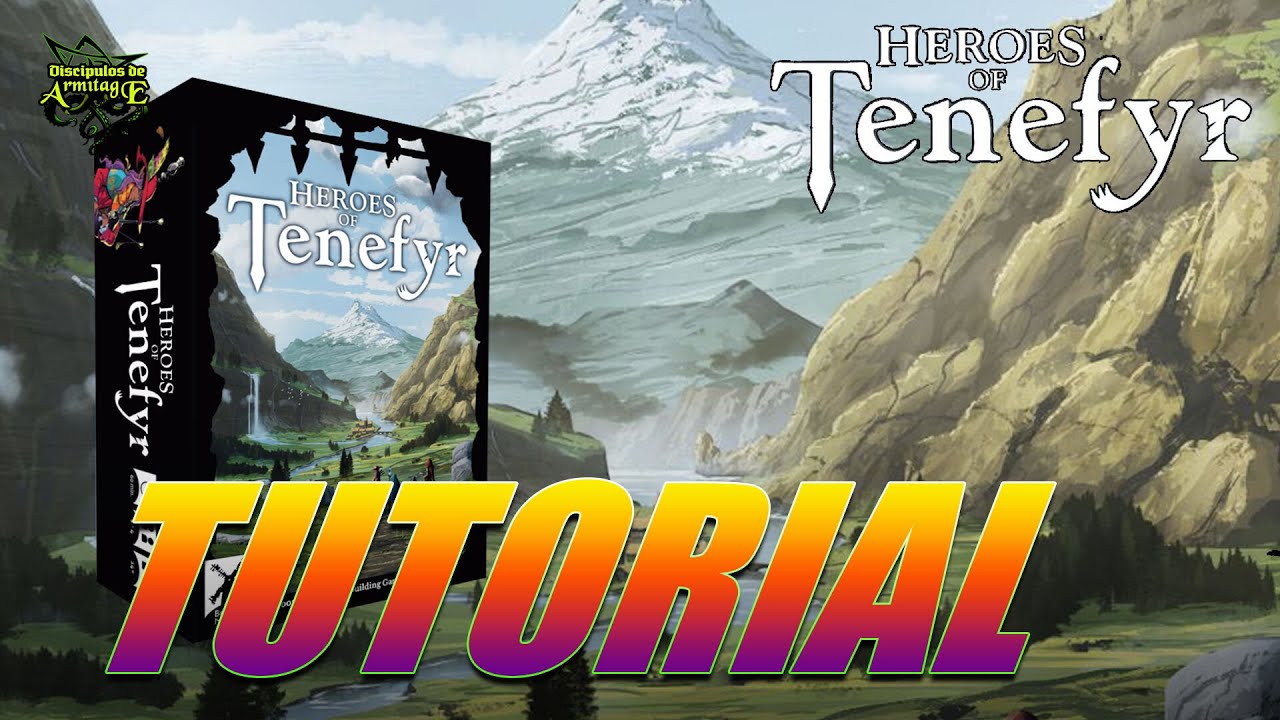 Cómo jugar a Héroes de Tenefyr. Tutorial con reglas en solitario