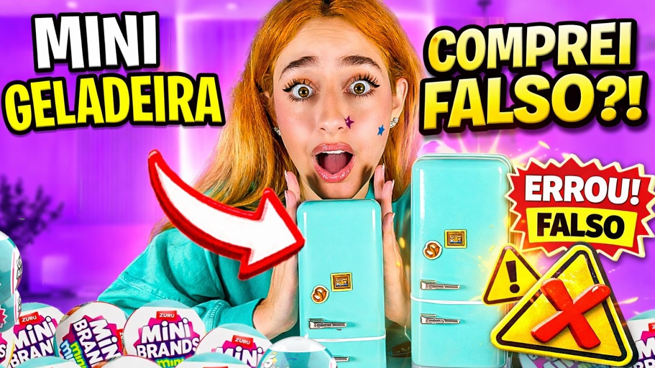 Essa mini geladeira parecia perfeita… até eu abrir 😳