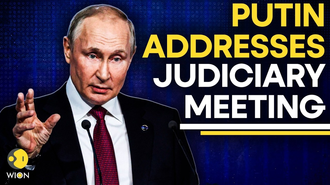 Putin LIVE: Russian President Vladimir Putin Chairs Judiciary Meeting In Moscow | WION Live