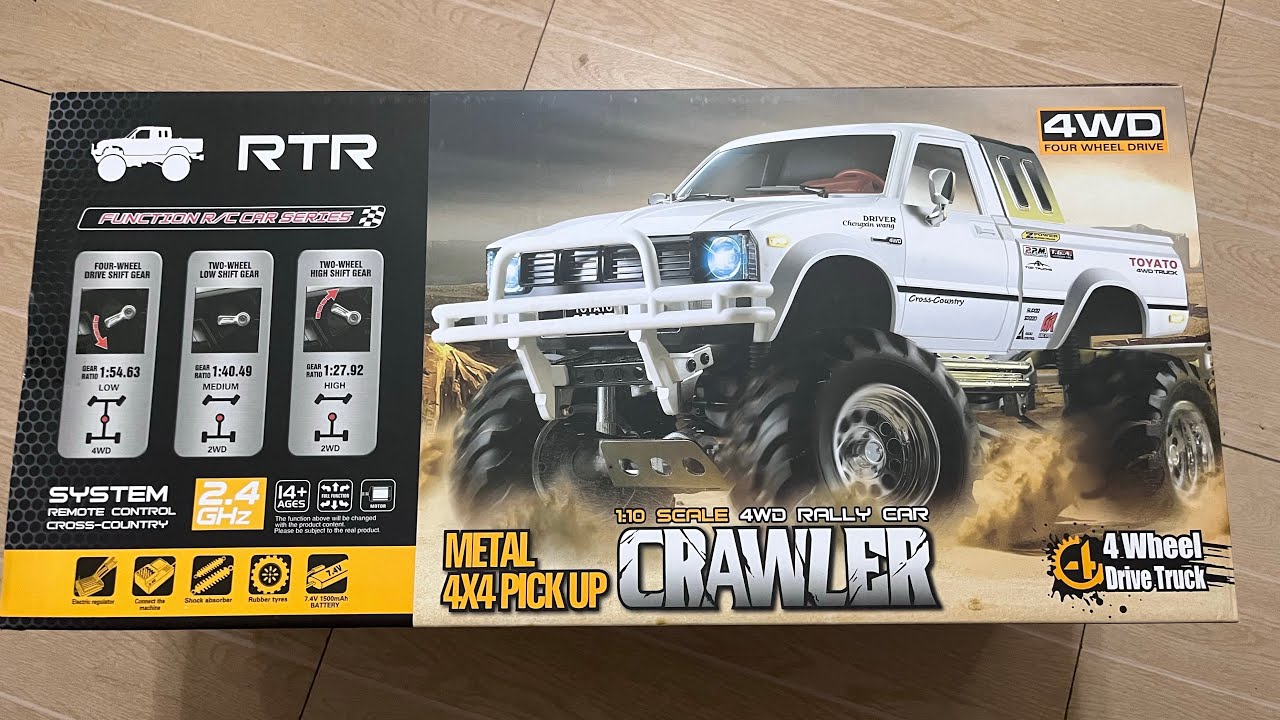 BUDGET RC | 1:10-scale 4WD RTR Metal 4x4 Pick-up Truck (Tamiya Bruiser clone)