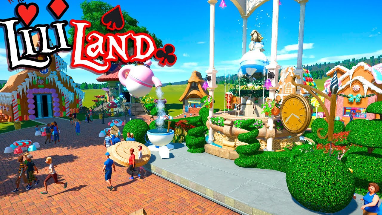 ZONA DE COMIDA!! PRIMEROS CLIENTES //`♥´Speed Build ~ Lililand `♥´\\ Planet Coaster en español