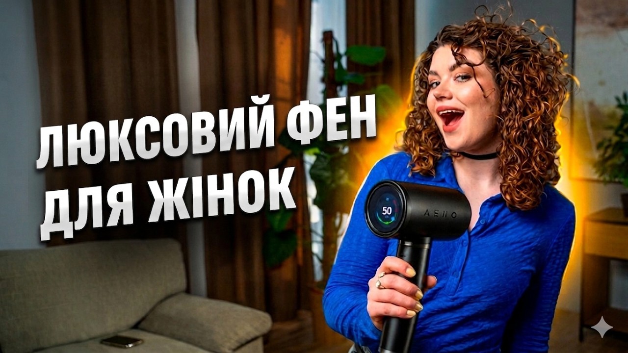Ультрапотужний та розумний фен AENO: керування температурою із захистом від перегріву | COMFY