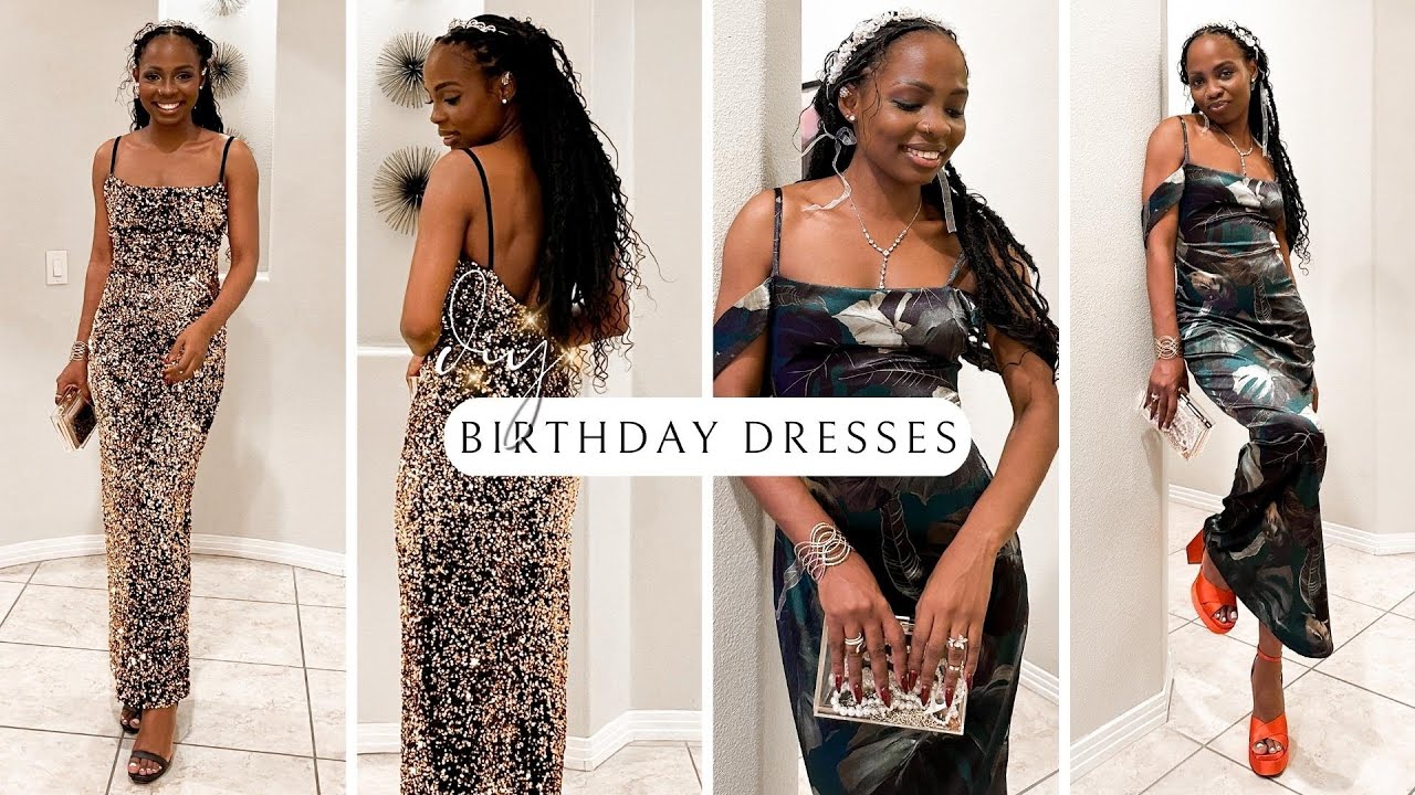 DIY | Sewing my 2 Birthday Dresses | Pattern Making & Sewing Tutorial