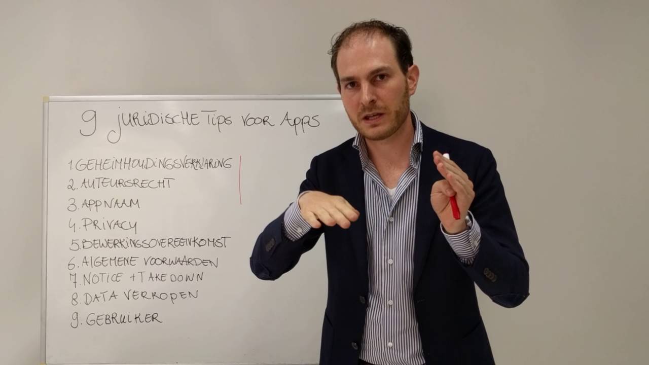 9 juridische tips voor apps