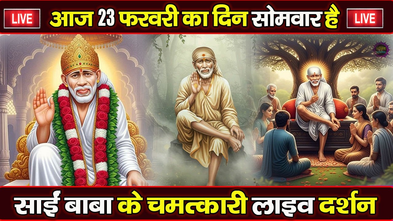🔴 Live Shirdi Sai Baba Temple :  20 February 2026 | Shirdi Sai Baba Live Darshan