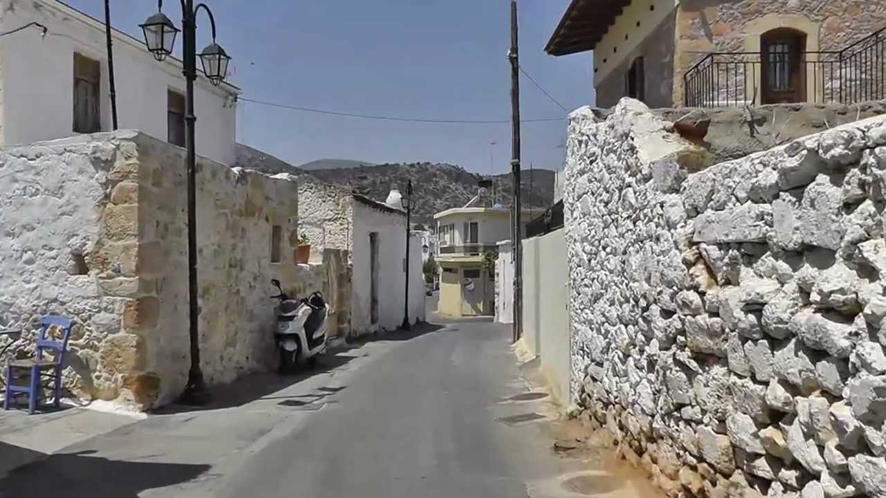 a ride through Malia old Town to Alexander Beach Hotel  03.08 2012 |HD|