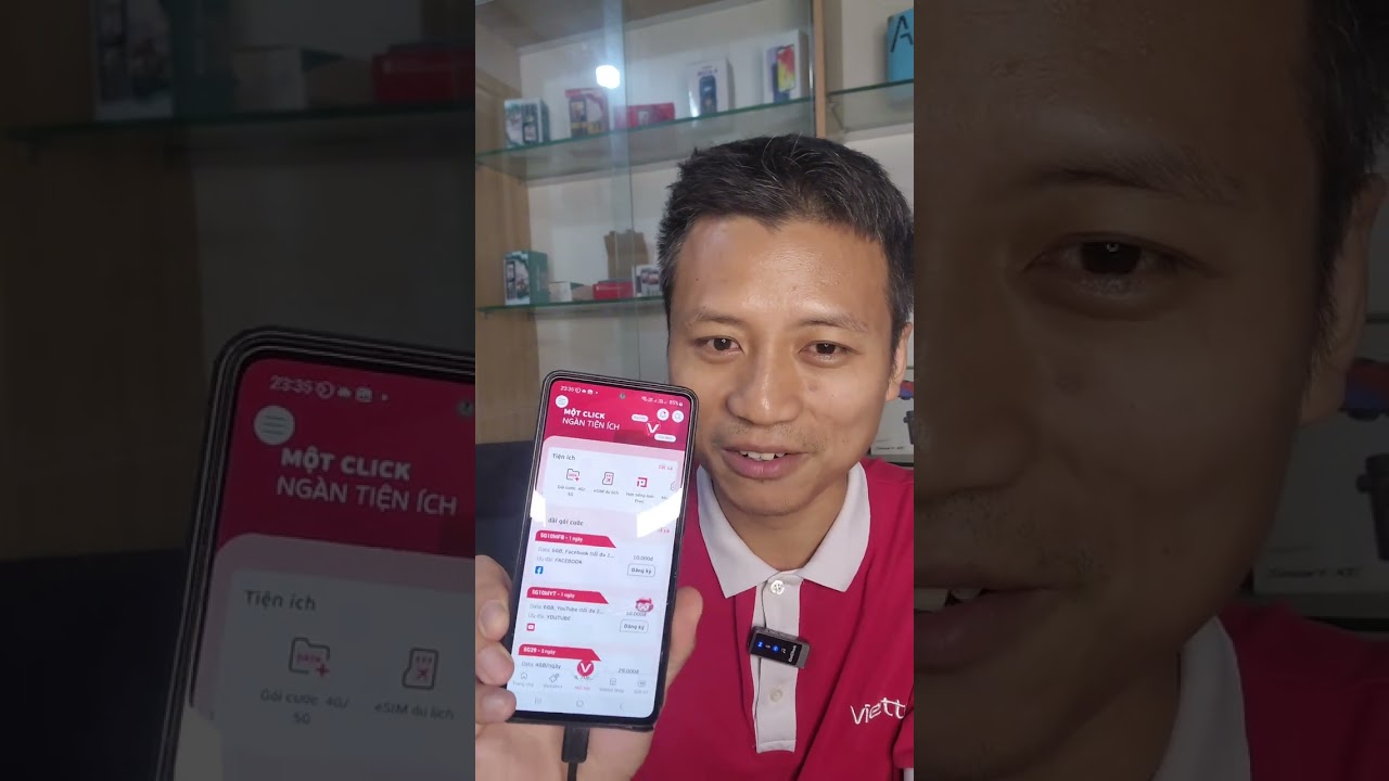 Hướng dẫn tự mua esim du lịch trên ứng dụng My Viettel